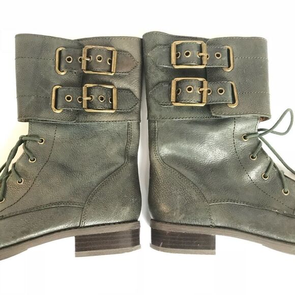 Lucky Brand Sz 7.5 Buckle Motorcycle Boot - Picture 7 of 7